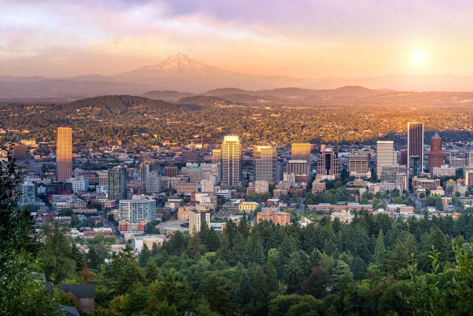 ホテル The Bidwell Marriott ポートランド エクステリア 写真